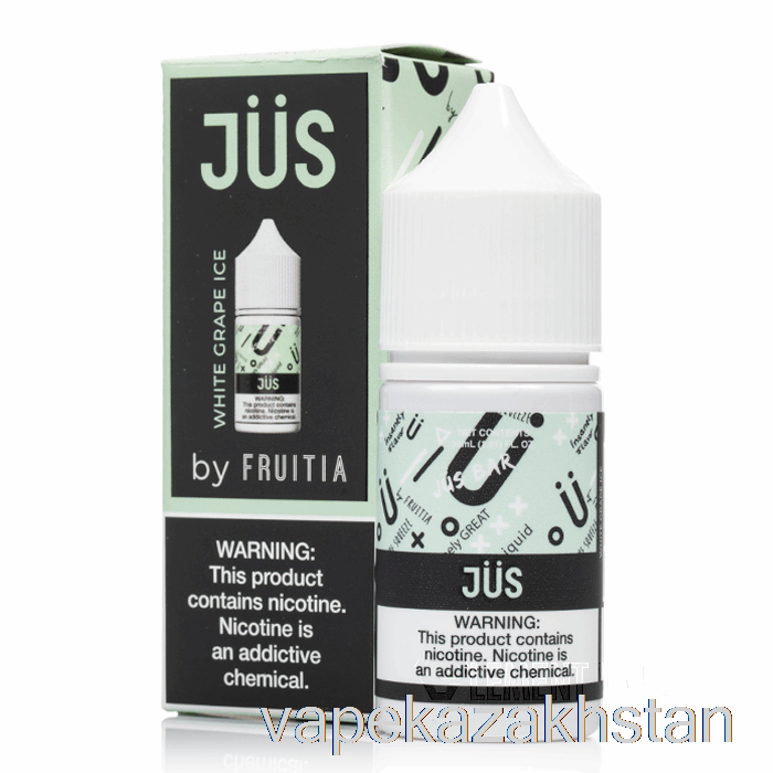 Vape Kazakhstan White Grape Ice - JUS Salts - 30mL 50mg